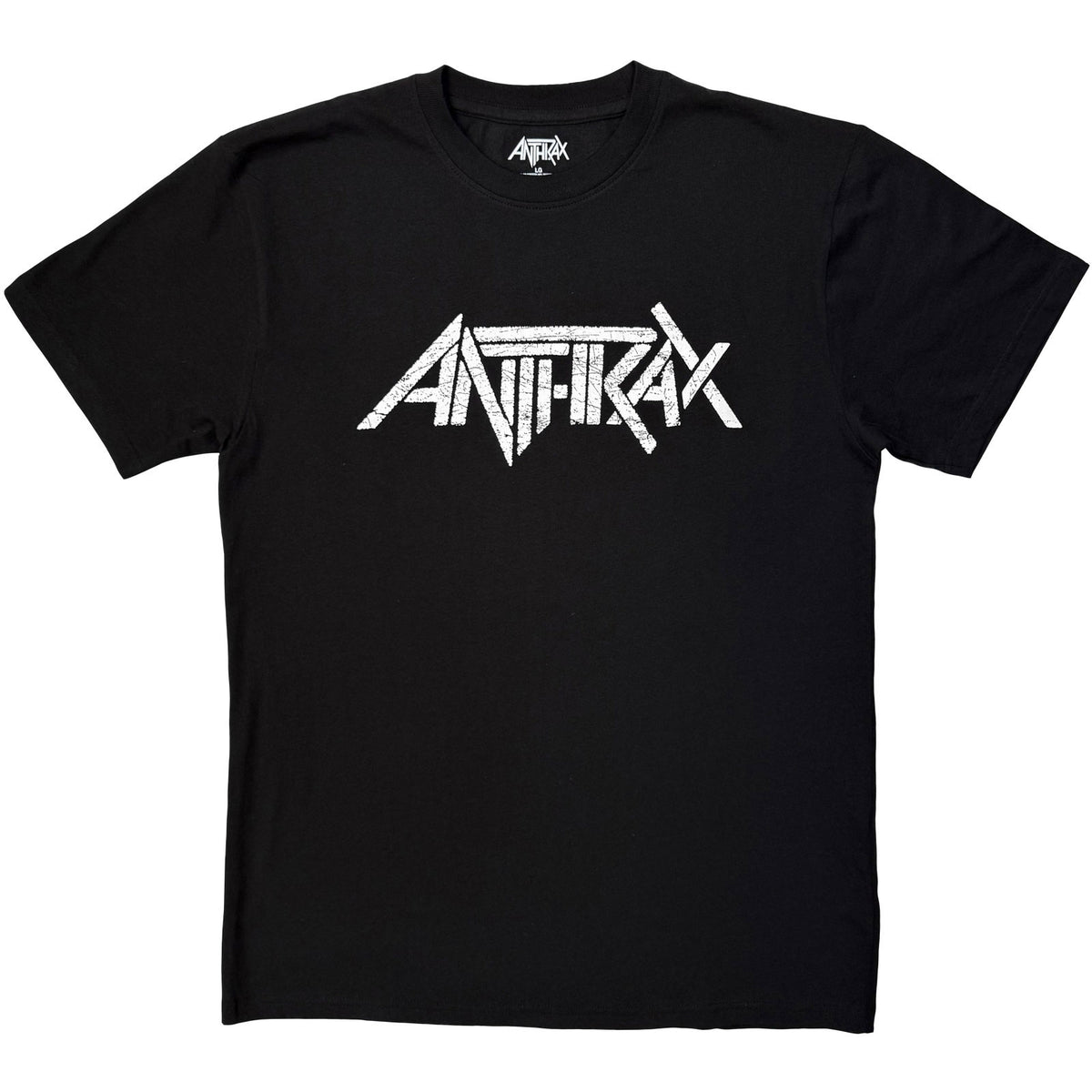 ANTHRAX - LOGO MONO - T-Shirt Black