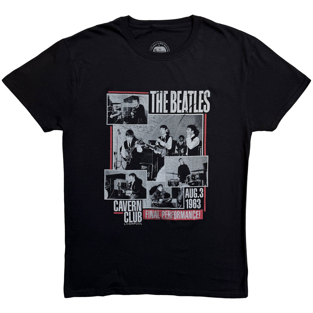 THE BEATLES - FINAL PERFORMANCE - T-Shirt Black