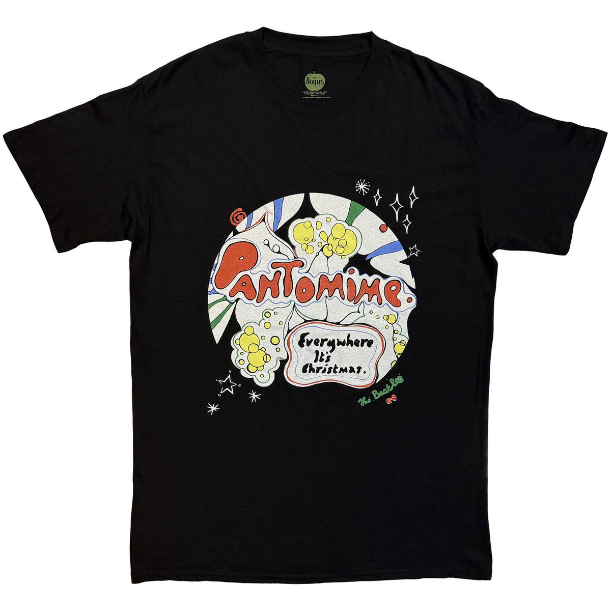 THE BEATLES - PANTOMIME - T-Shirt Black