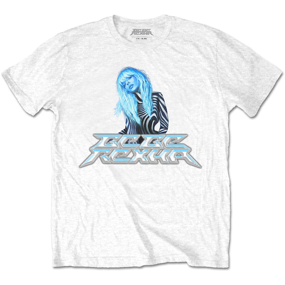 BEBE REXHA - SILVER LOGO - T-Shirt White