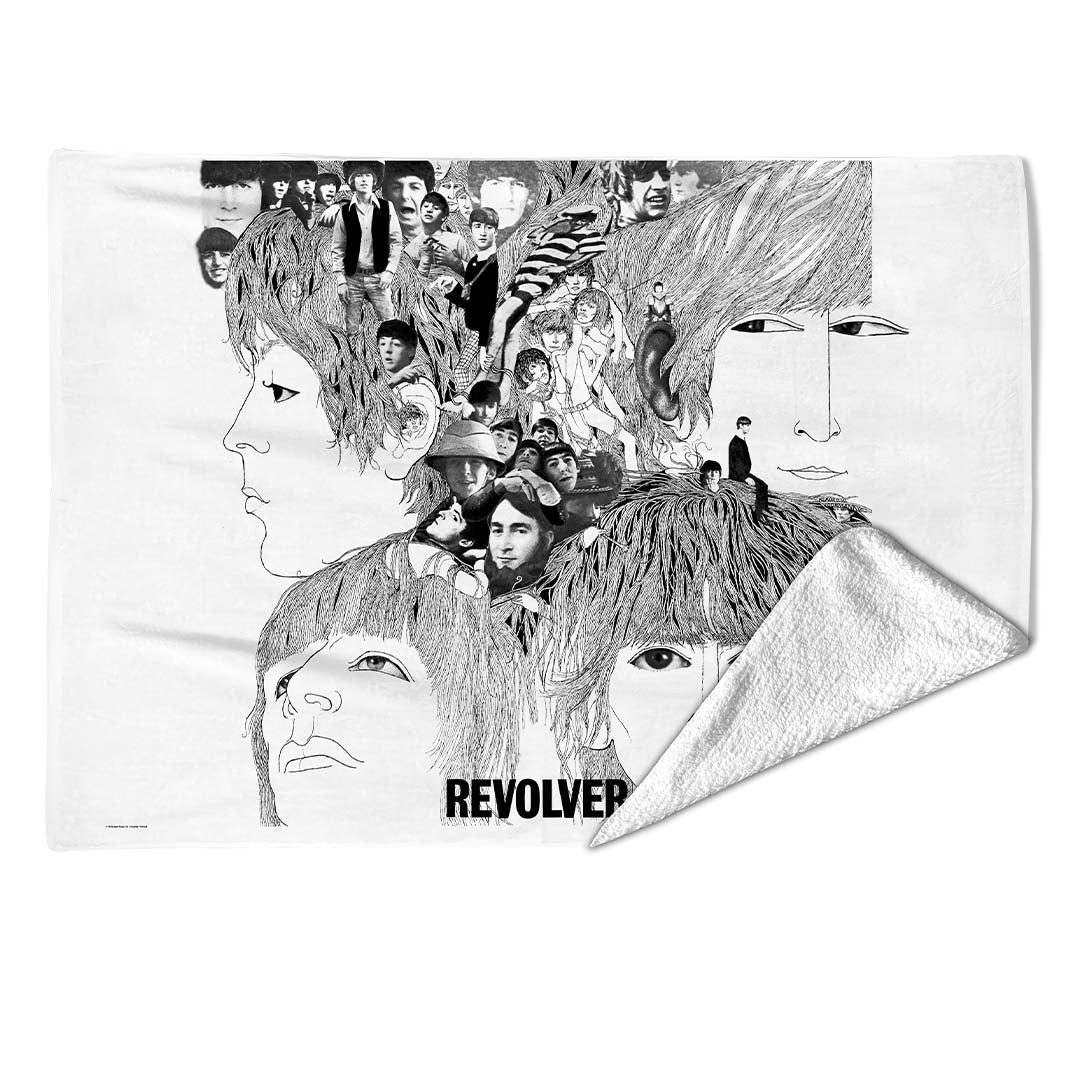 Rocksax The Beatles Sherpa Fleece Blanket - Revolver