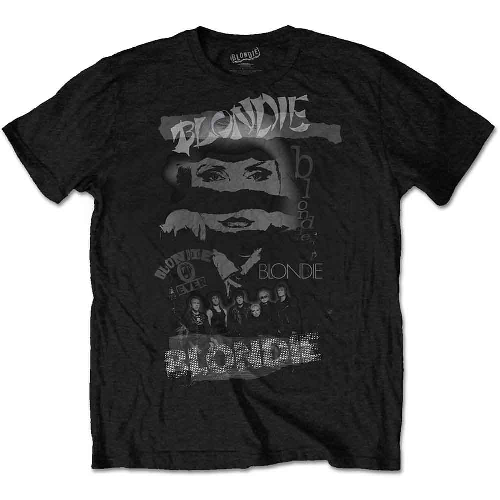 BLONDIE - MASH UP - T-Shirt Black