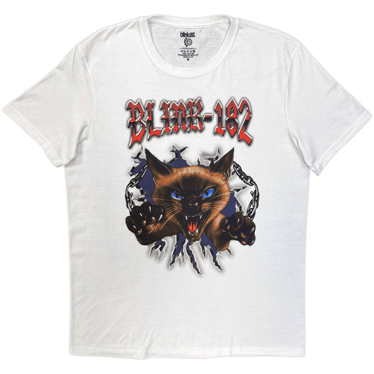BLINK-182 - CHESHIRE CAT - T-Shirt White