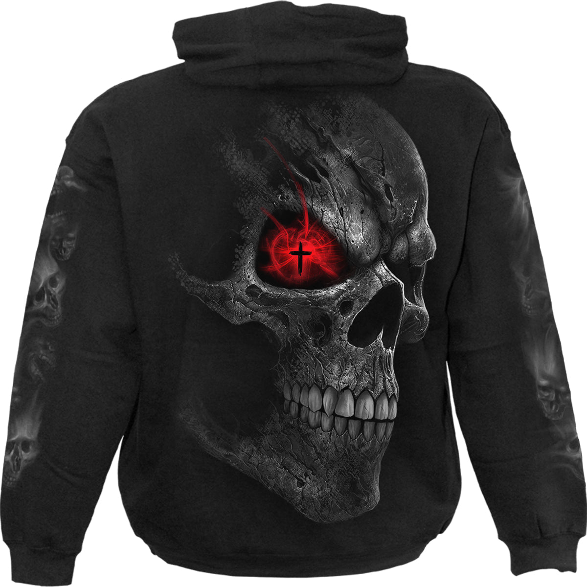 DEATH STARE - Felpa con cappuccio nera