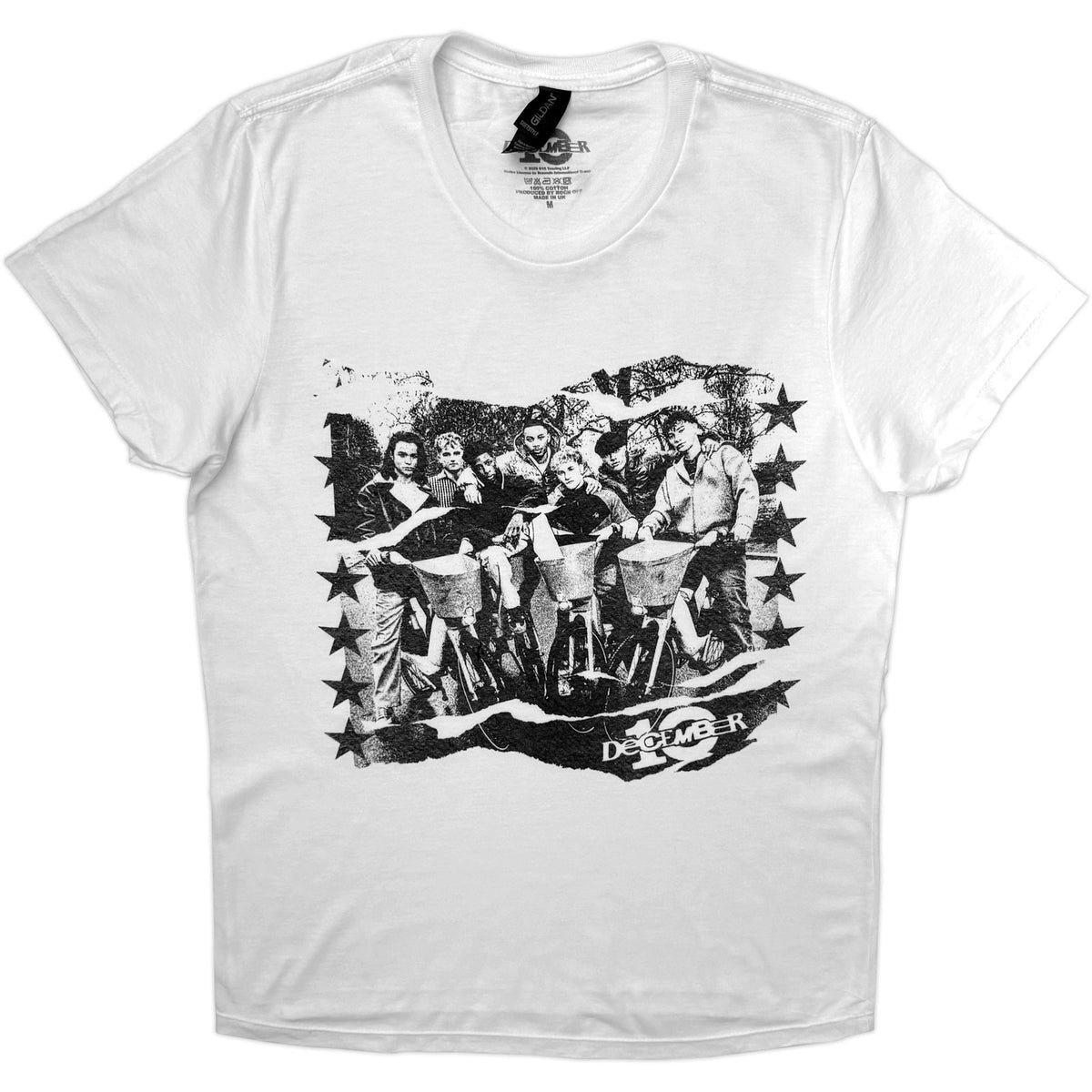 DECEMBER 10. - STAR BORDER - Ladies T-Shirt White