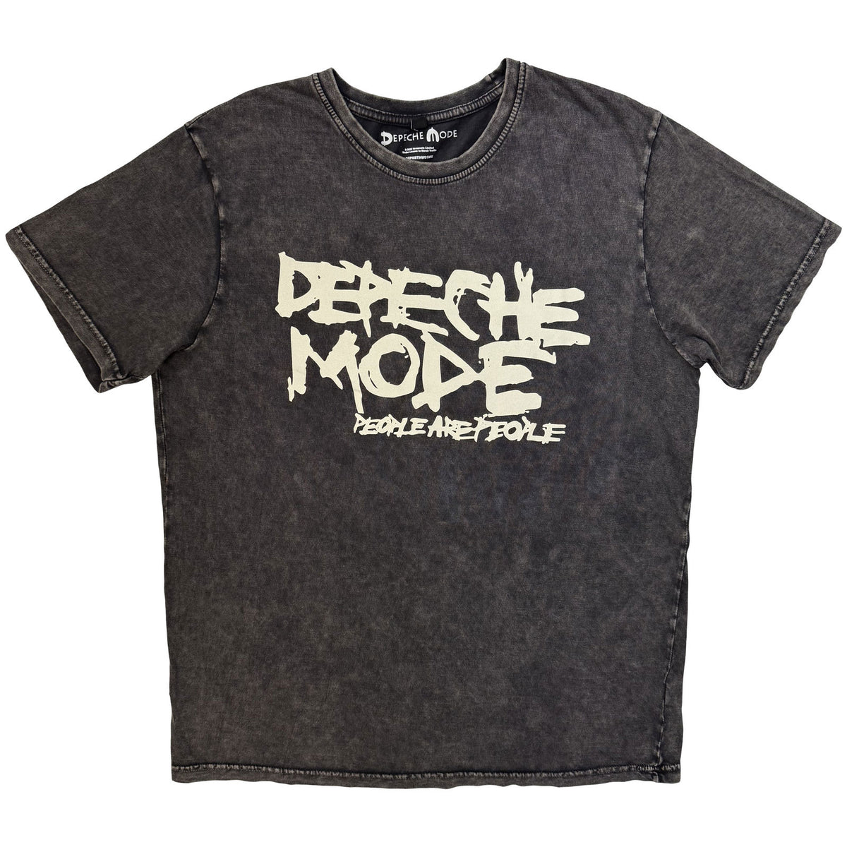 DEPECHE MODE - PEOPLE ARE PEOPLE - Stone Wash T-Shirt Grey