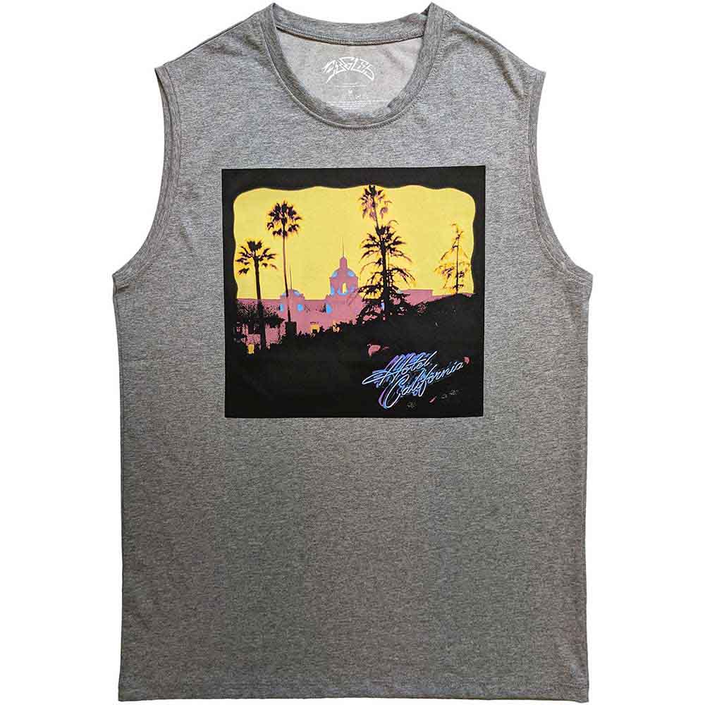 EAGLES - HOTEL CALIFORNIA - Tank T-Shirt Grey