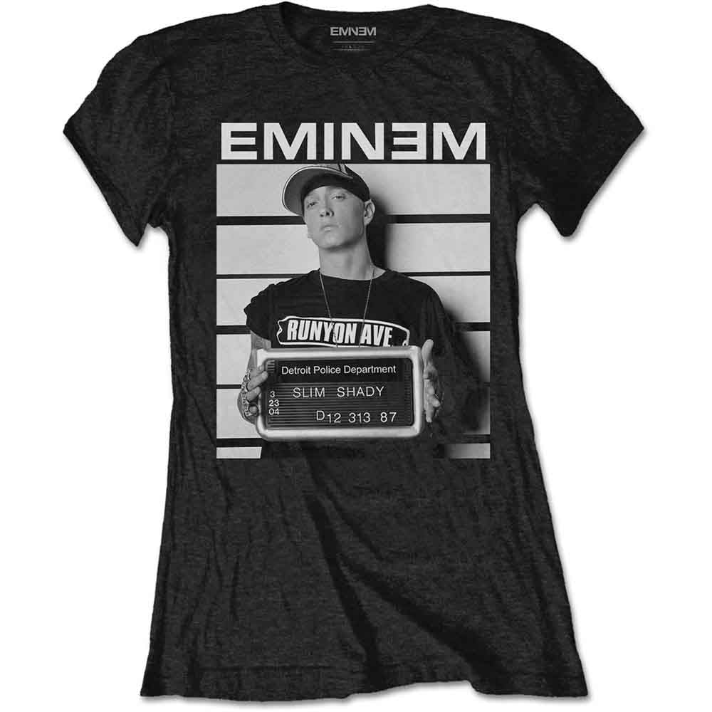 EMINEM - ARREST - Ladies T-Shirt Black