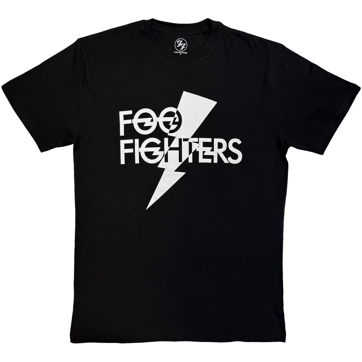 FOO FIGHTERS - FLASH LOGO MONO - T-Shirt Black
