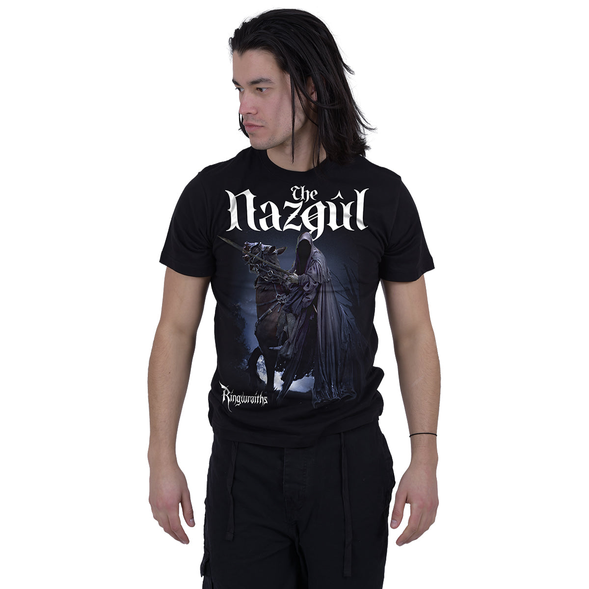 LOTR - THE NAZGUL - RINGWRAITHS - Maglietta con stampa frontale nera