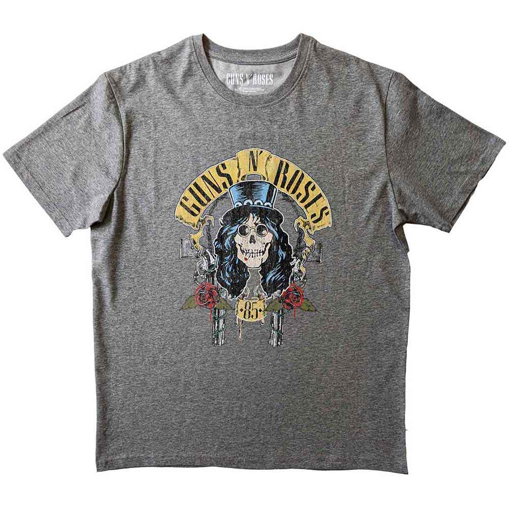 GUNS N' ROSES - SLASH '85 - T-Shirt Grey