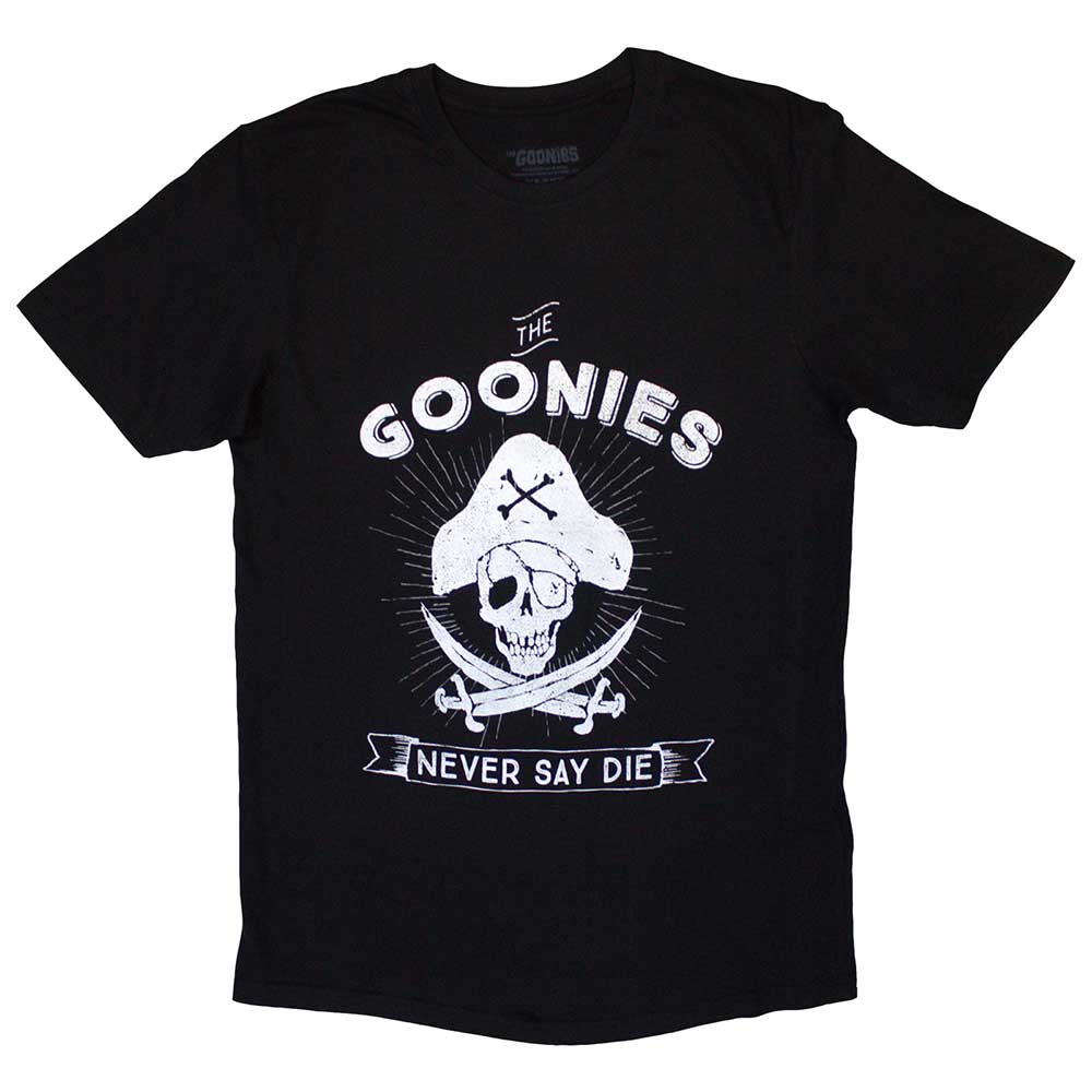 THE GOONIES - NEVER SAY DIE - T-Shirt Black