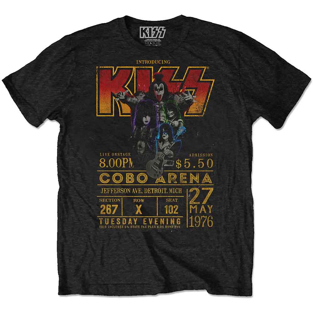 KISS - COBO ARENA '76 - T-Shirt Black