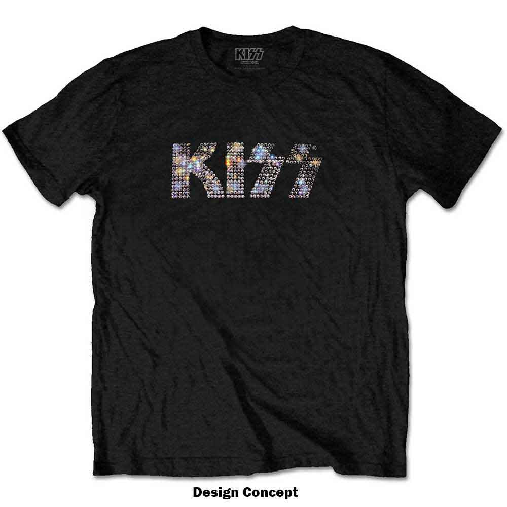 KISS - LOGO - T-Shirt Black