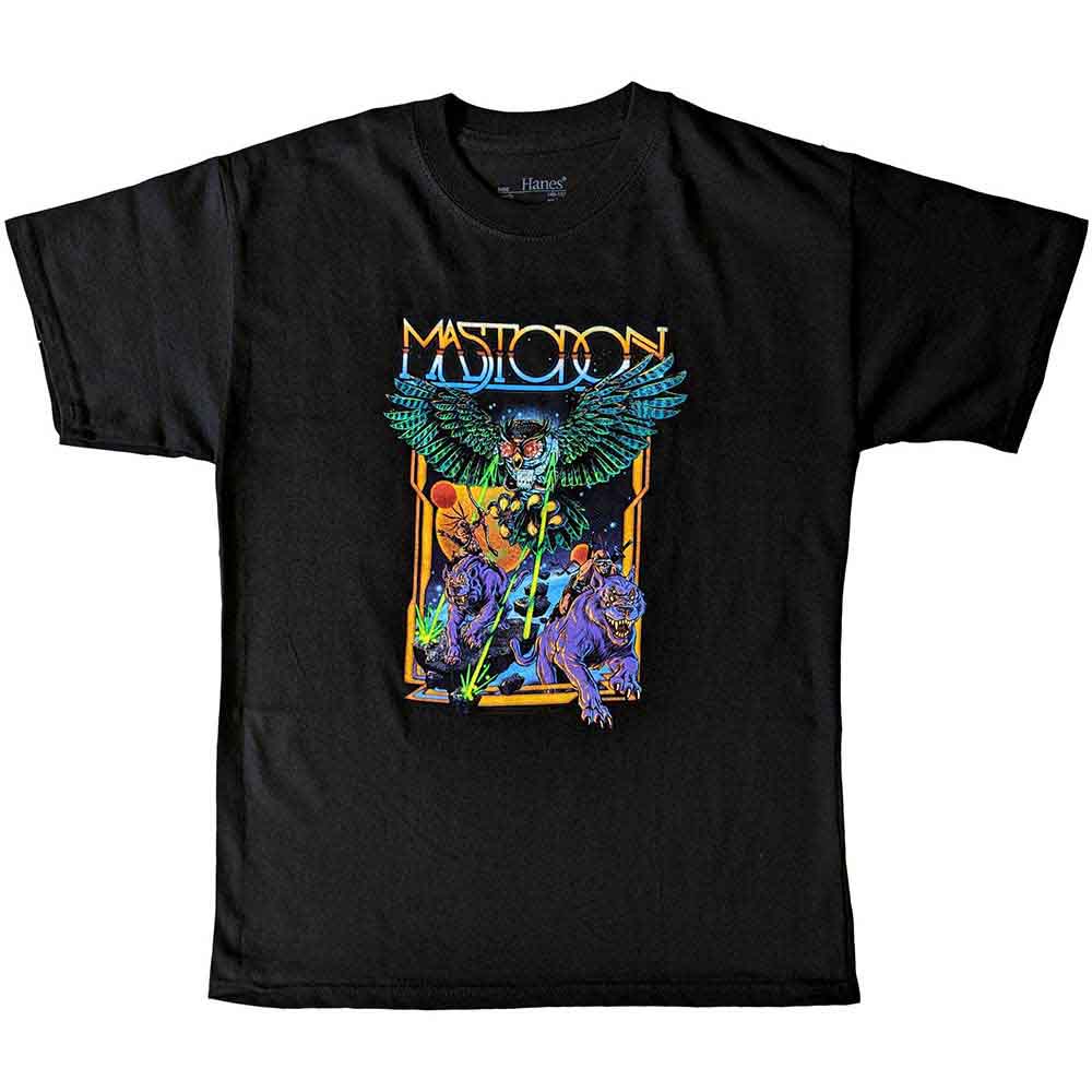 MASTODON - SPACE OWL - Kids T-Shirt Black