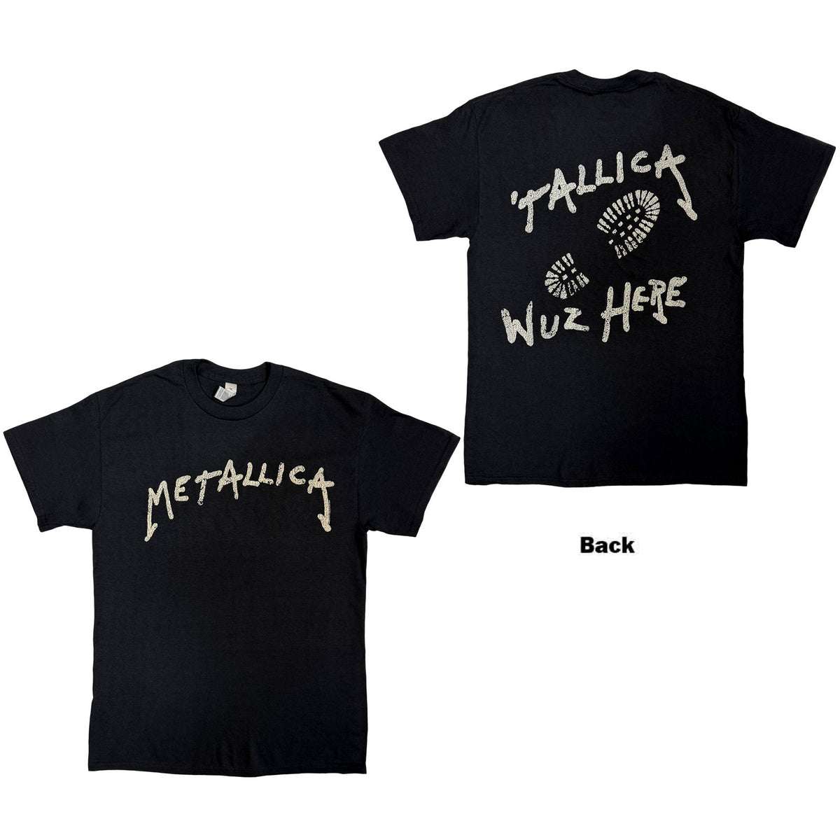 METALLICA - WUZ HERE - T-Shirt Black