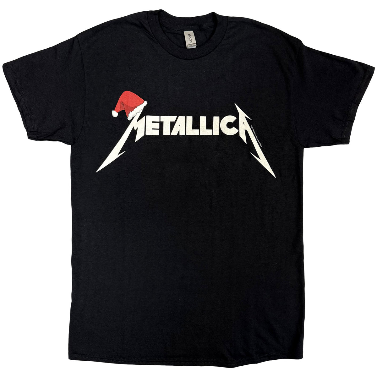 METALLICA - SANTA HAT LOGO - T-Shirt Black