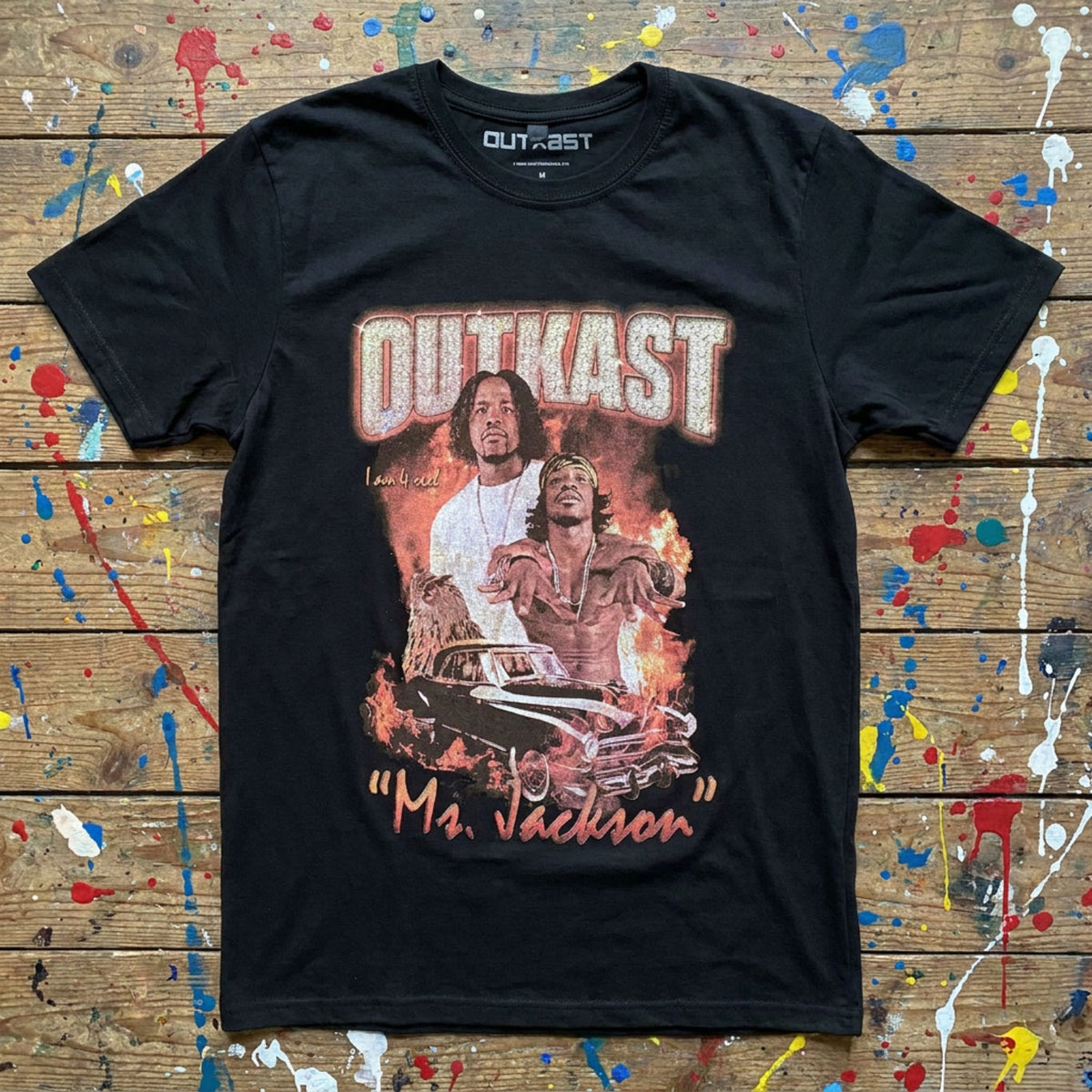 OUTKAST - MS. JACKSON - Carbon T-Shirt Black