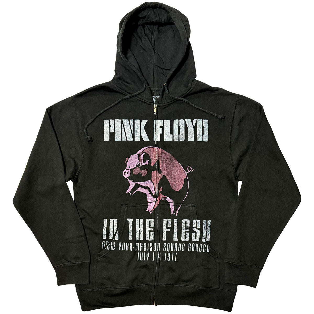 PINK FLOYD - IN THE FLESH - Zipped Hoodie Black
