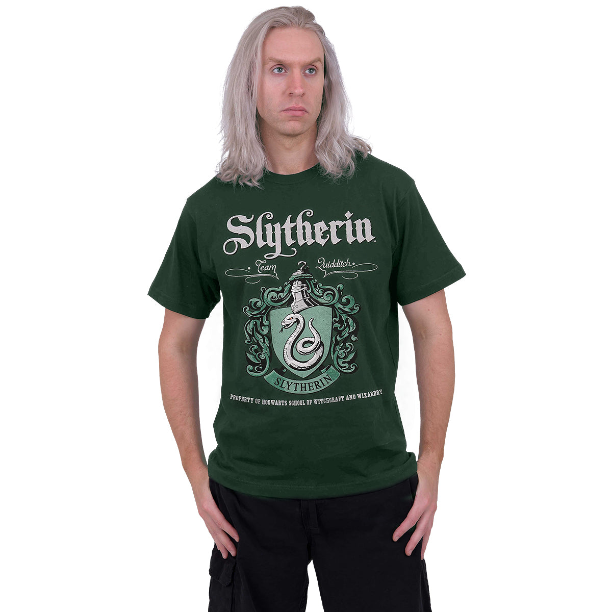 HARRY POTTER - SLYTHERIN CREST - T-Shirt Olive
