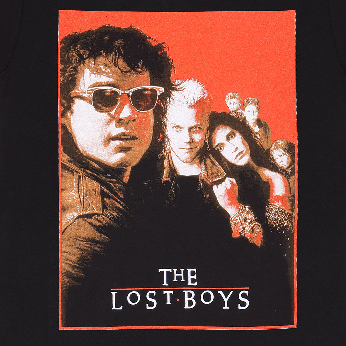 LOST BOYS - POSTER - Maglietta con stampa frontale nera