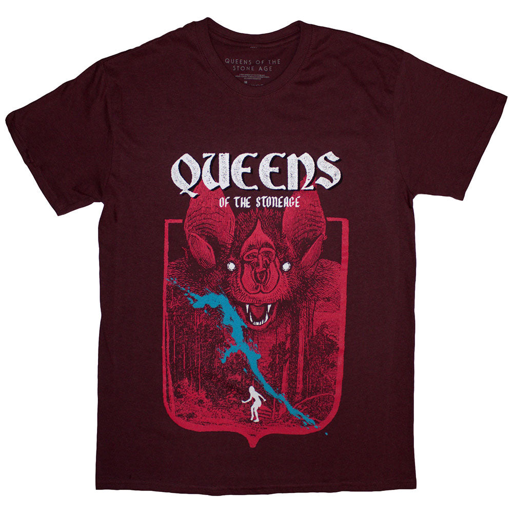 QUEENS OF THE STONE AGE - BAT - T-Shirt Red