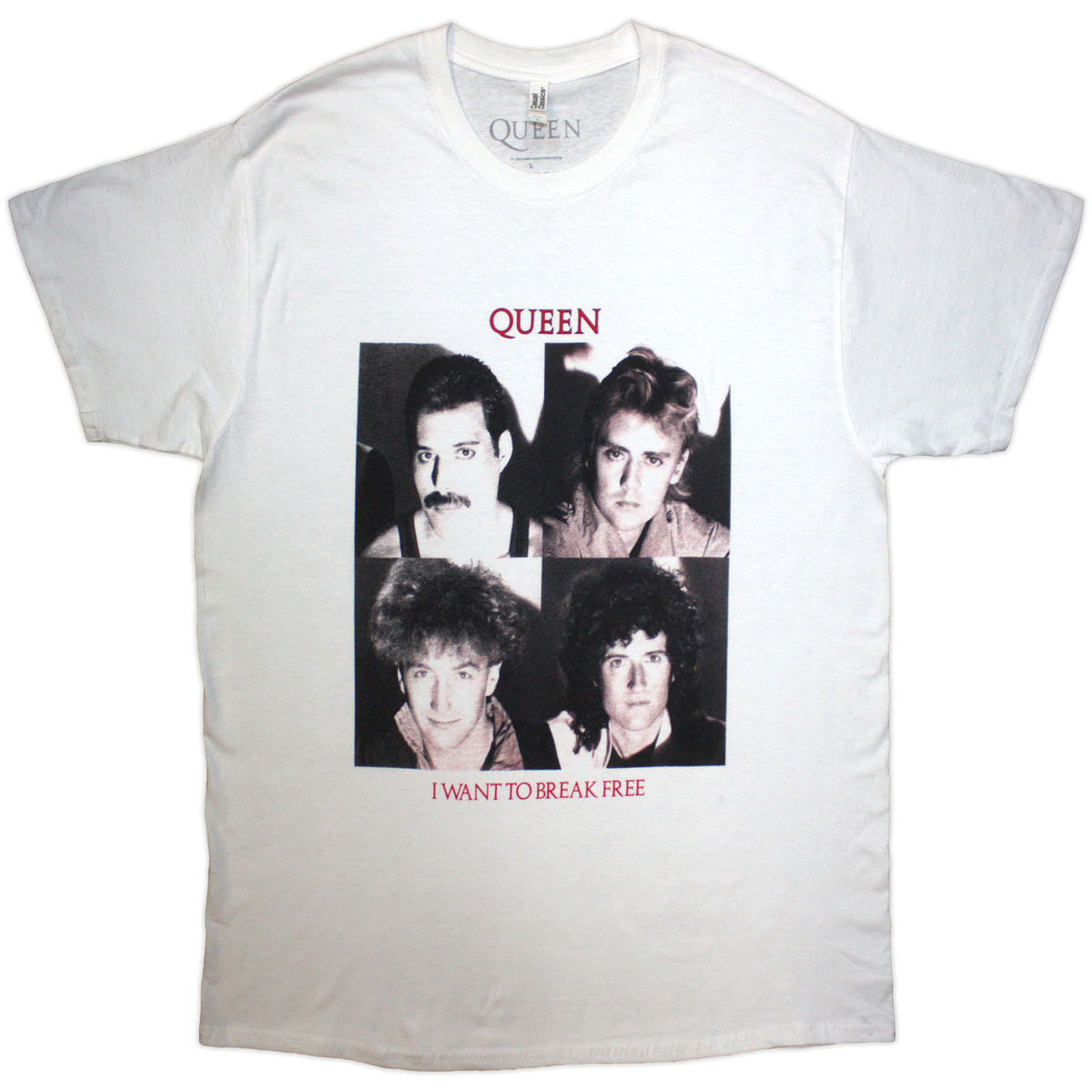 QUEEN - I WANT TO BREAK FREE - T-Shirt White