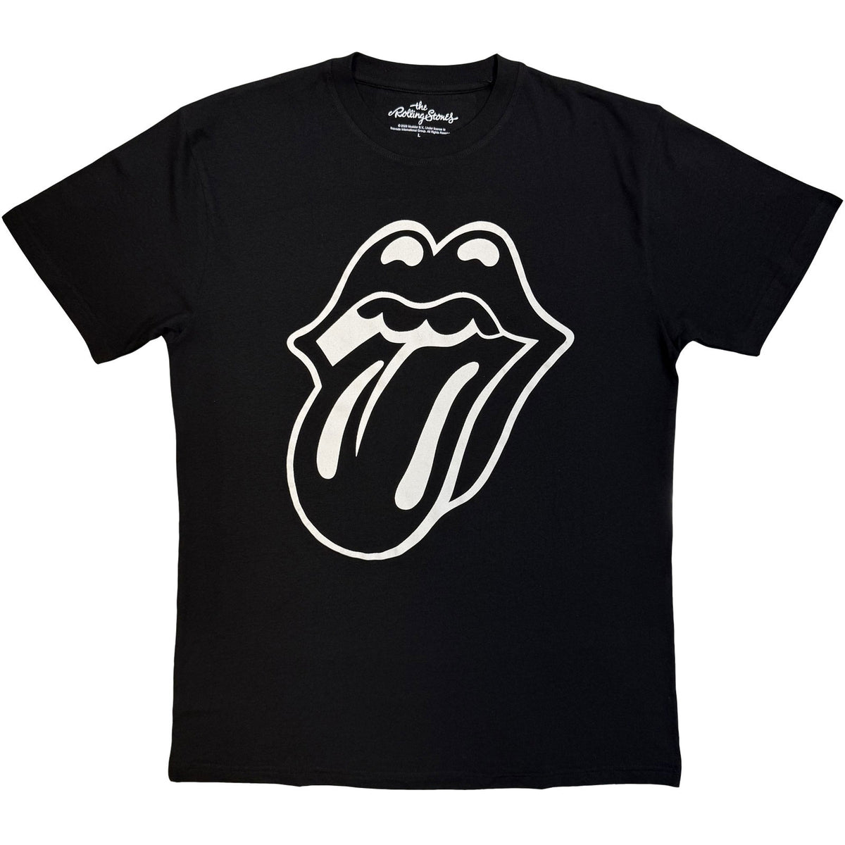 THE ROLLING STONES - CLASSIC TONGUE MONO - T-Shirt Black