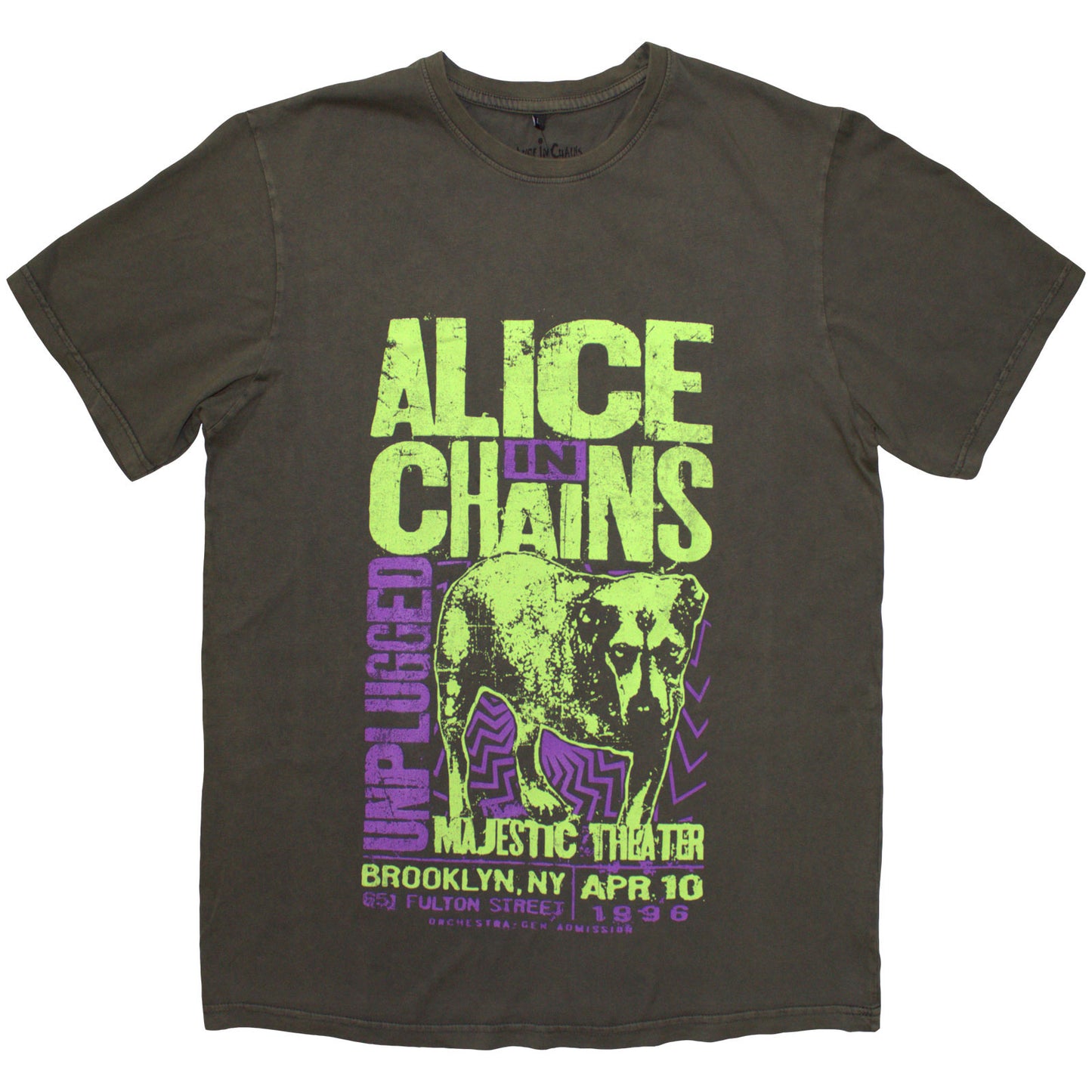 ALICE IN CHAINS - UNPLUGGED DOG - T-Shirt Grey (Wash Collection)
