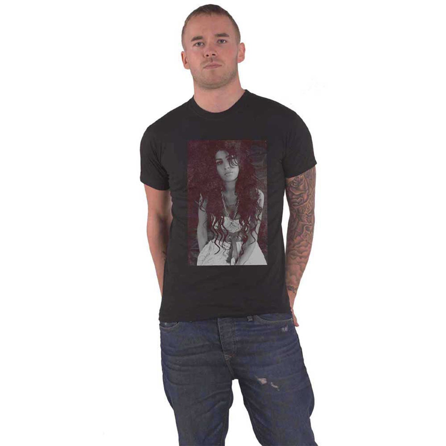 AMY WINEHOUSE - BACK TO BLACK CHALK BOARD - T-Shirt Black