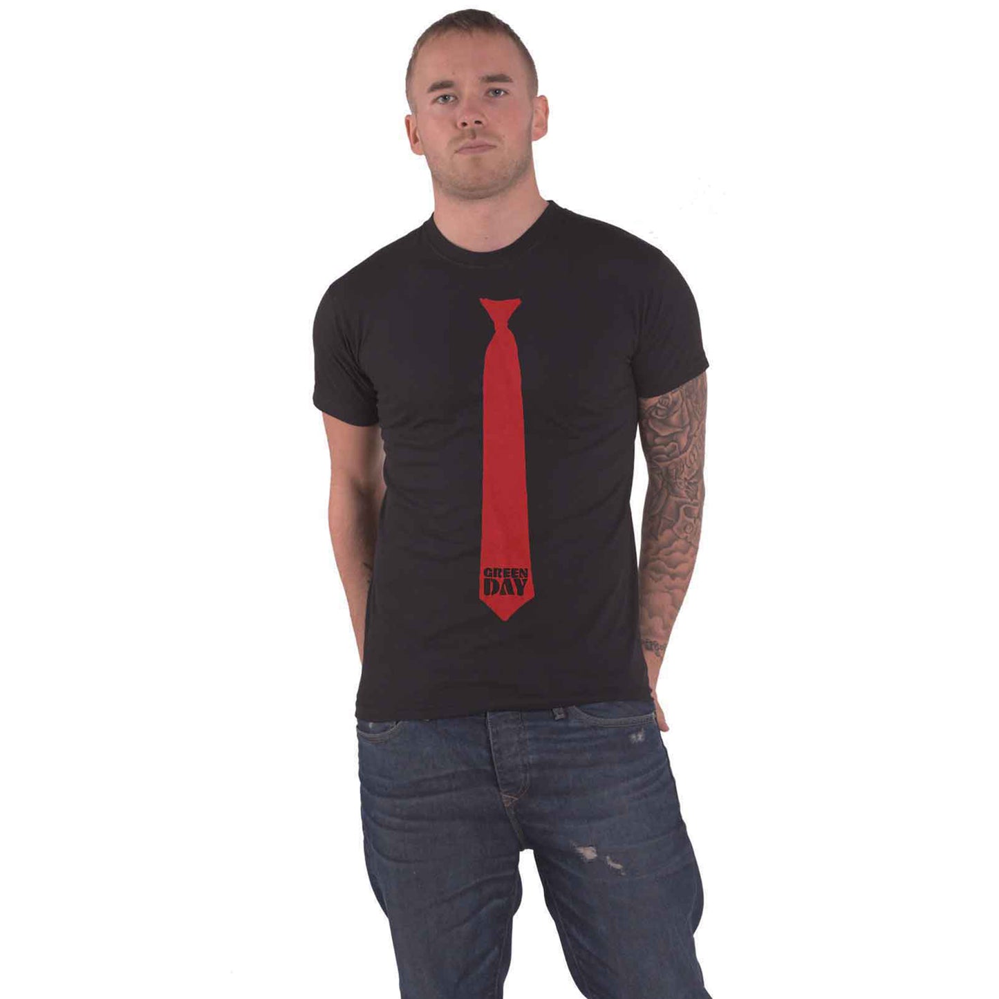 GREEN DAY - TIE - T-Shirt Black
