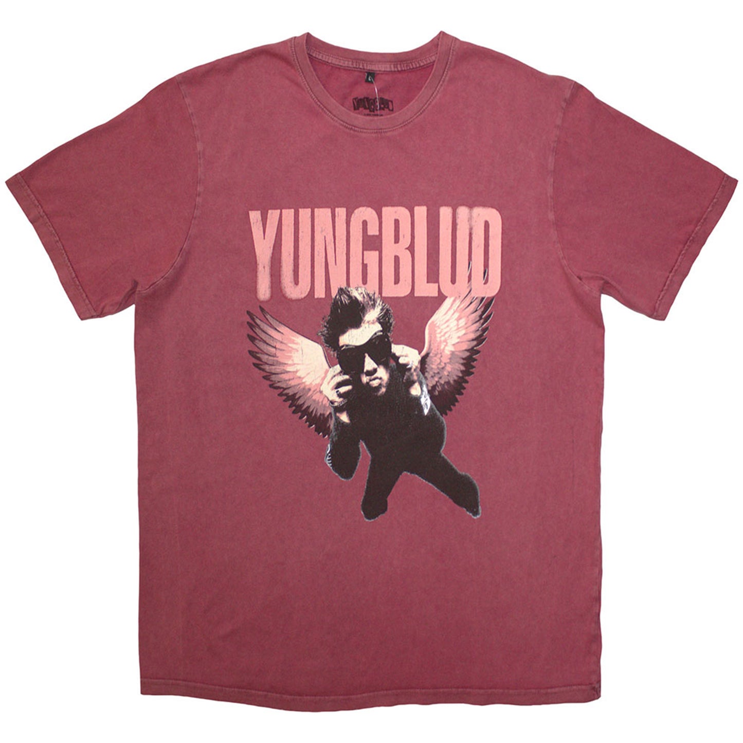 YUNGBLUD - WINGS - T-Shirt Red (Wash Collection)
