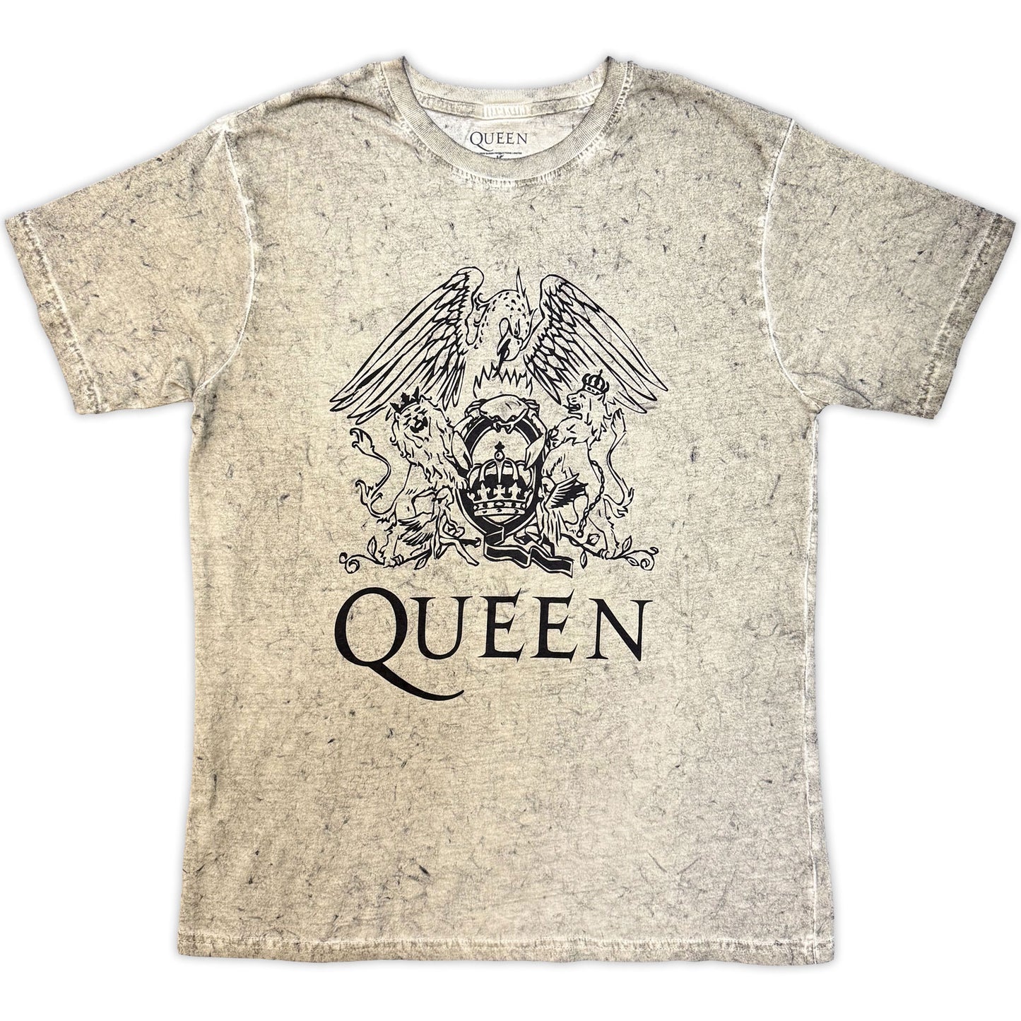 QUEEN - CREST - T-Shirt White (Wash Collection)