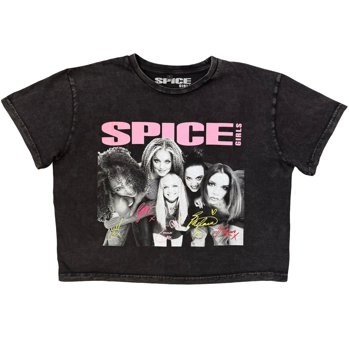 THE SPICE GIRLS - CANADA - Ladies Crop Top Grey