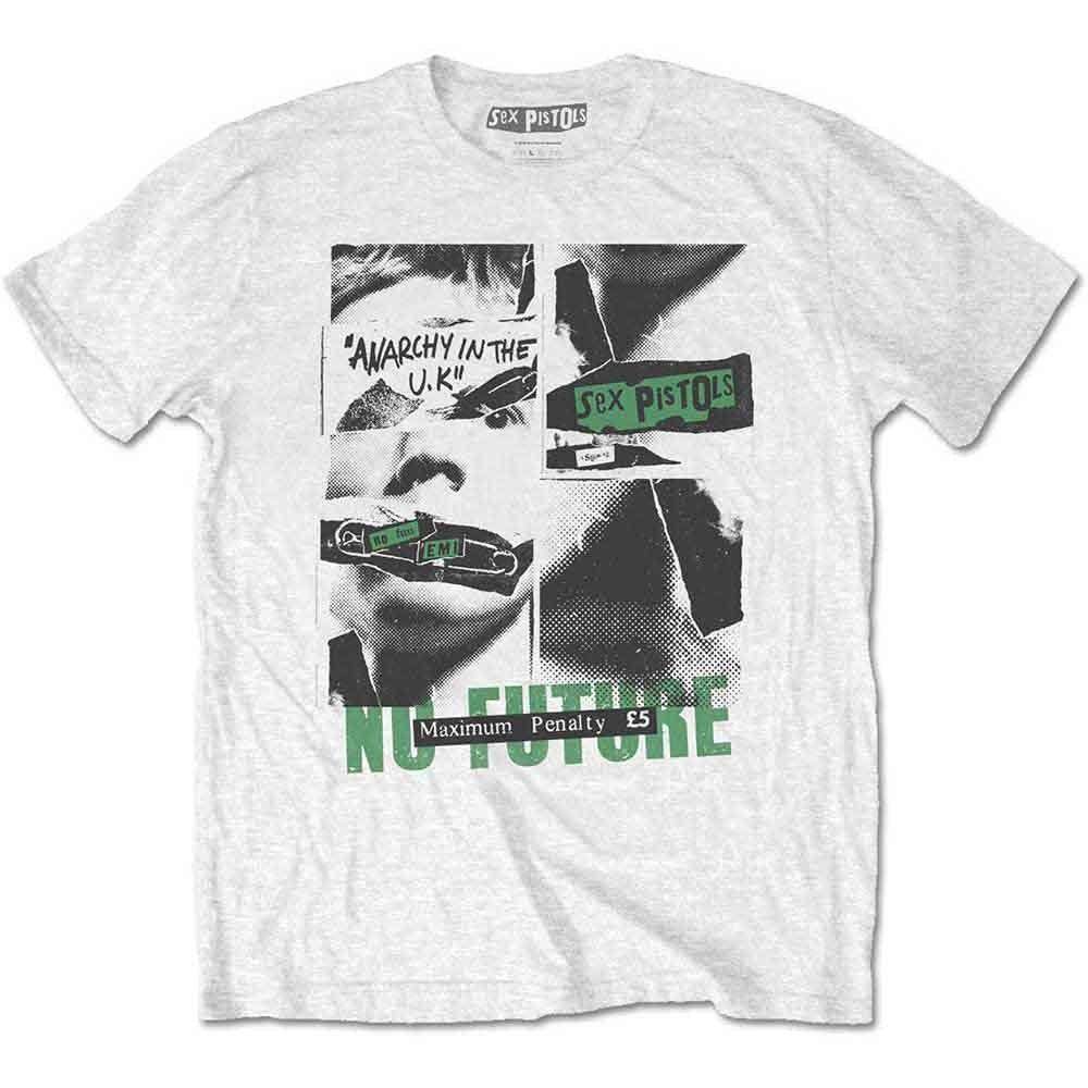THE SEX PISTOLS - NO FUTURE - T-Shirt White