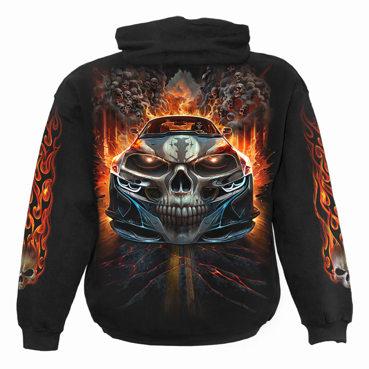 SPEED FREAK - Felpa con cappuccio nera