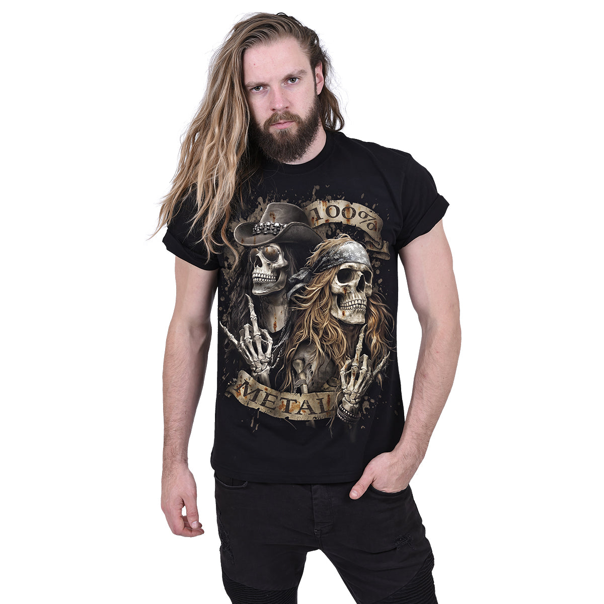 PURE METAL - Maglietta nera