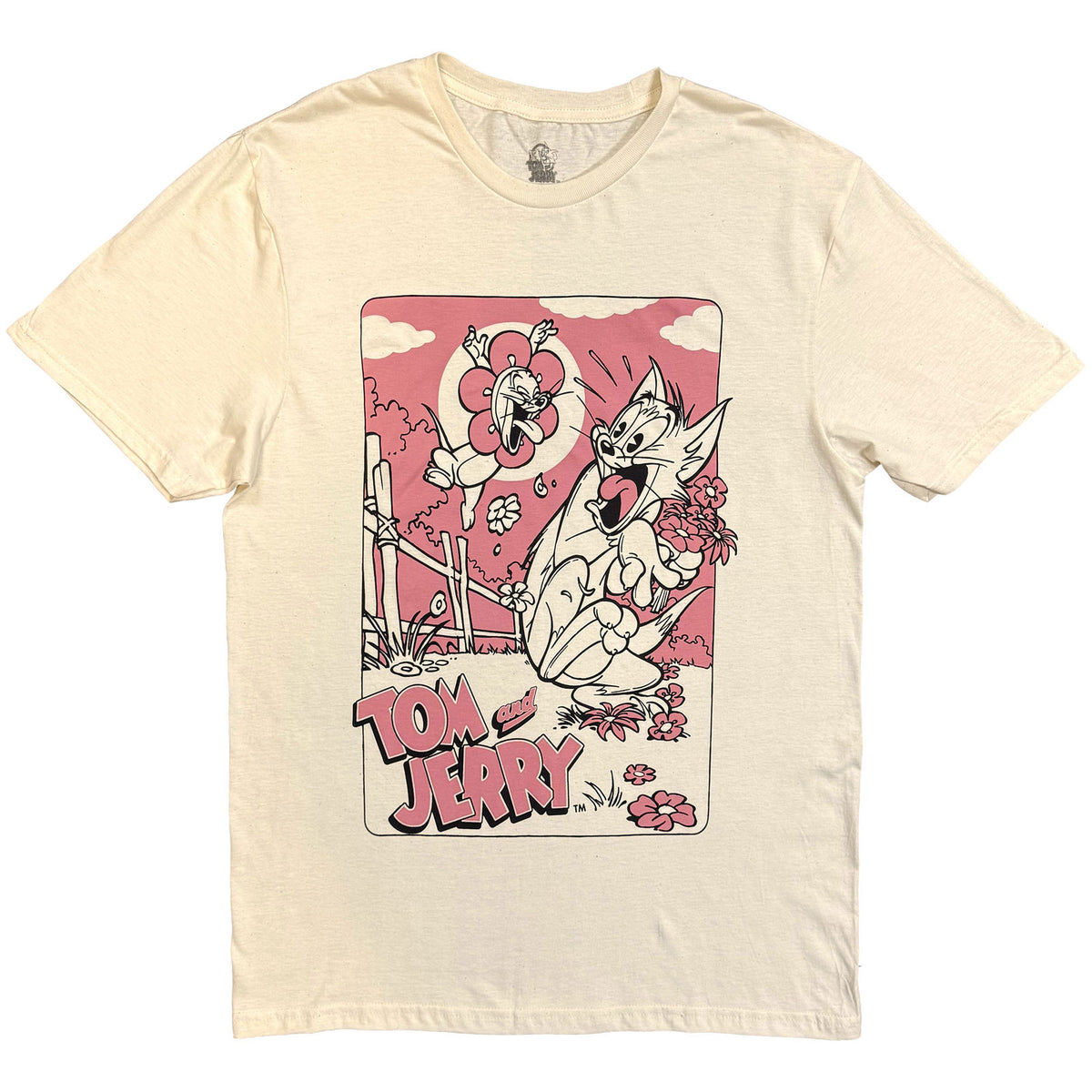 TOM & JERRY - FLOWER PICKING - T-Shirt Neutral