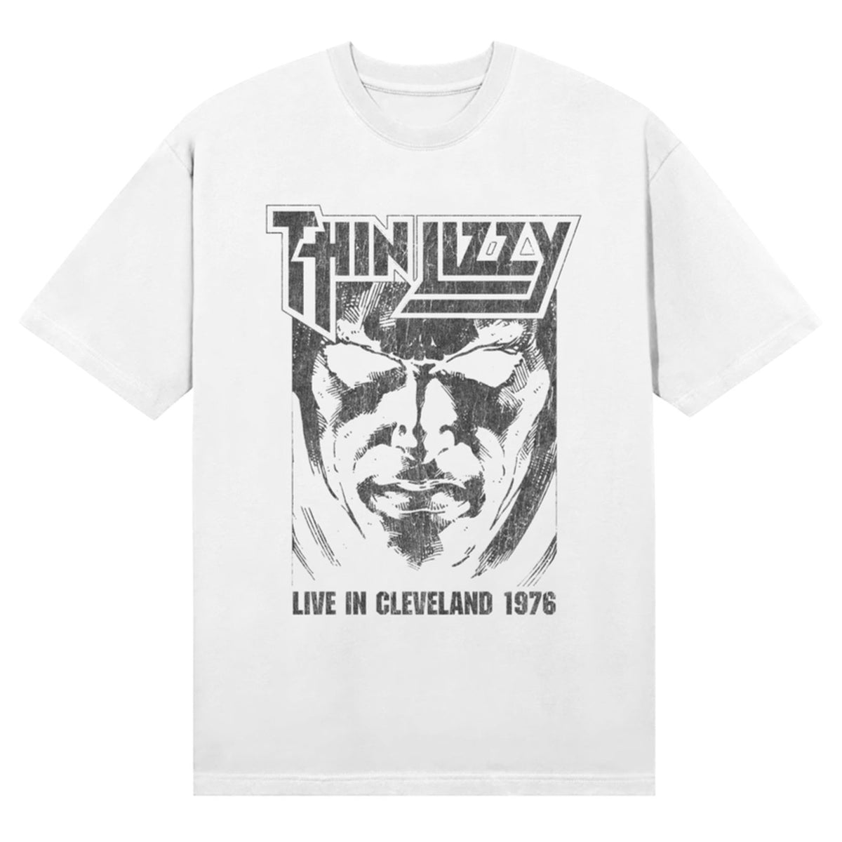 THIN LIZZY - JAILBREAK LIVE IN CLEVELAND '76 - T-Shirt White