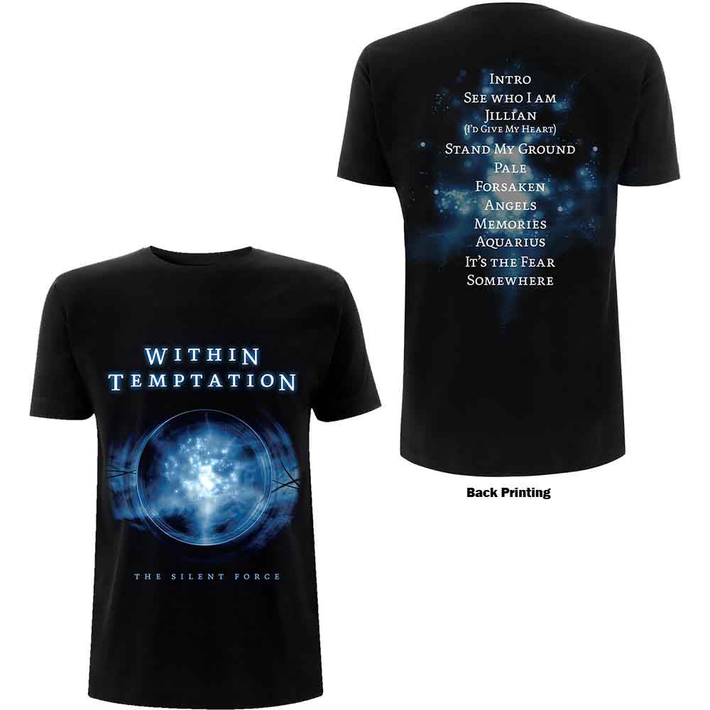 WITHIN TEMPTATION - SILENT FORCE TRACKS - T-Shirt Black