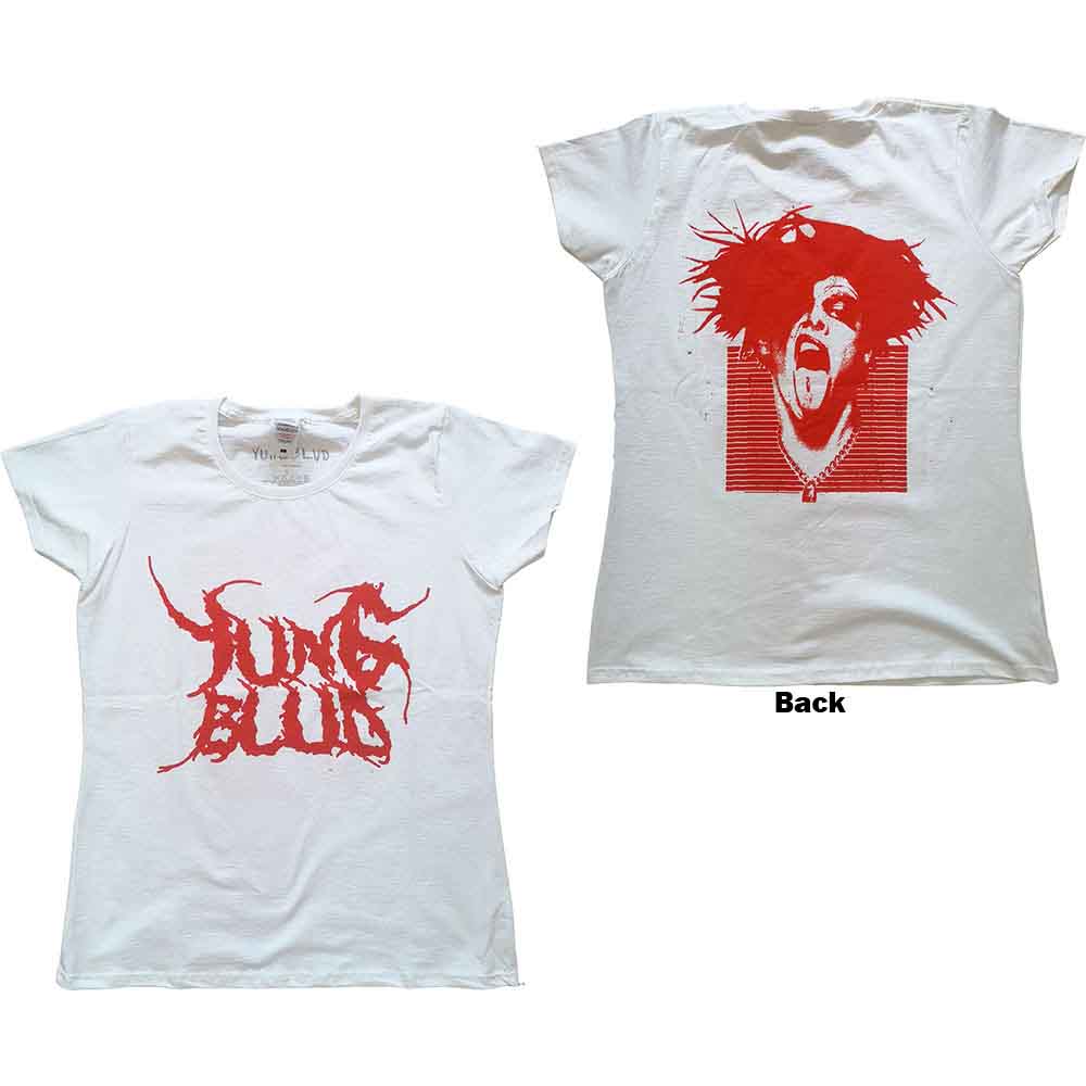 YUNGBLUD - DEADHAPPY - Ladies T-Shirt White