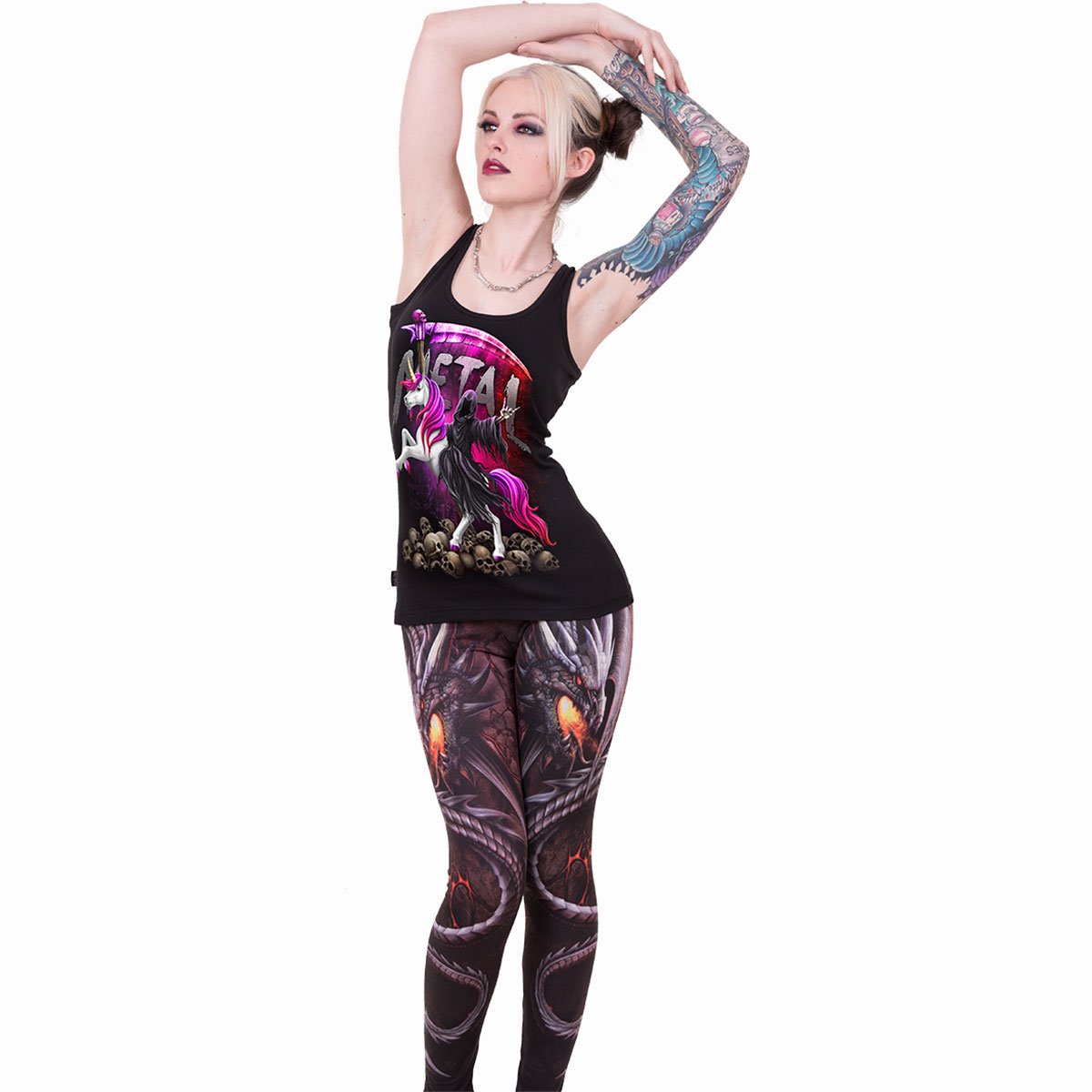 METALLICORN - Razor Back Top nero