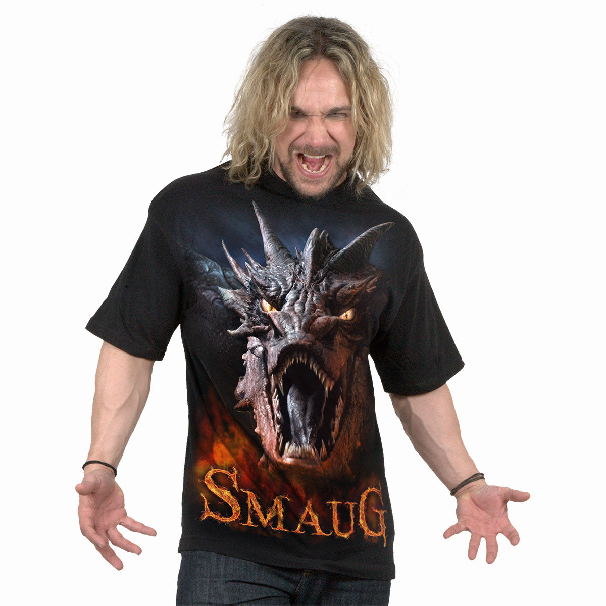THE HOBBIT - SMAUG - Maglietta nera