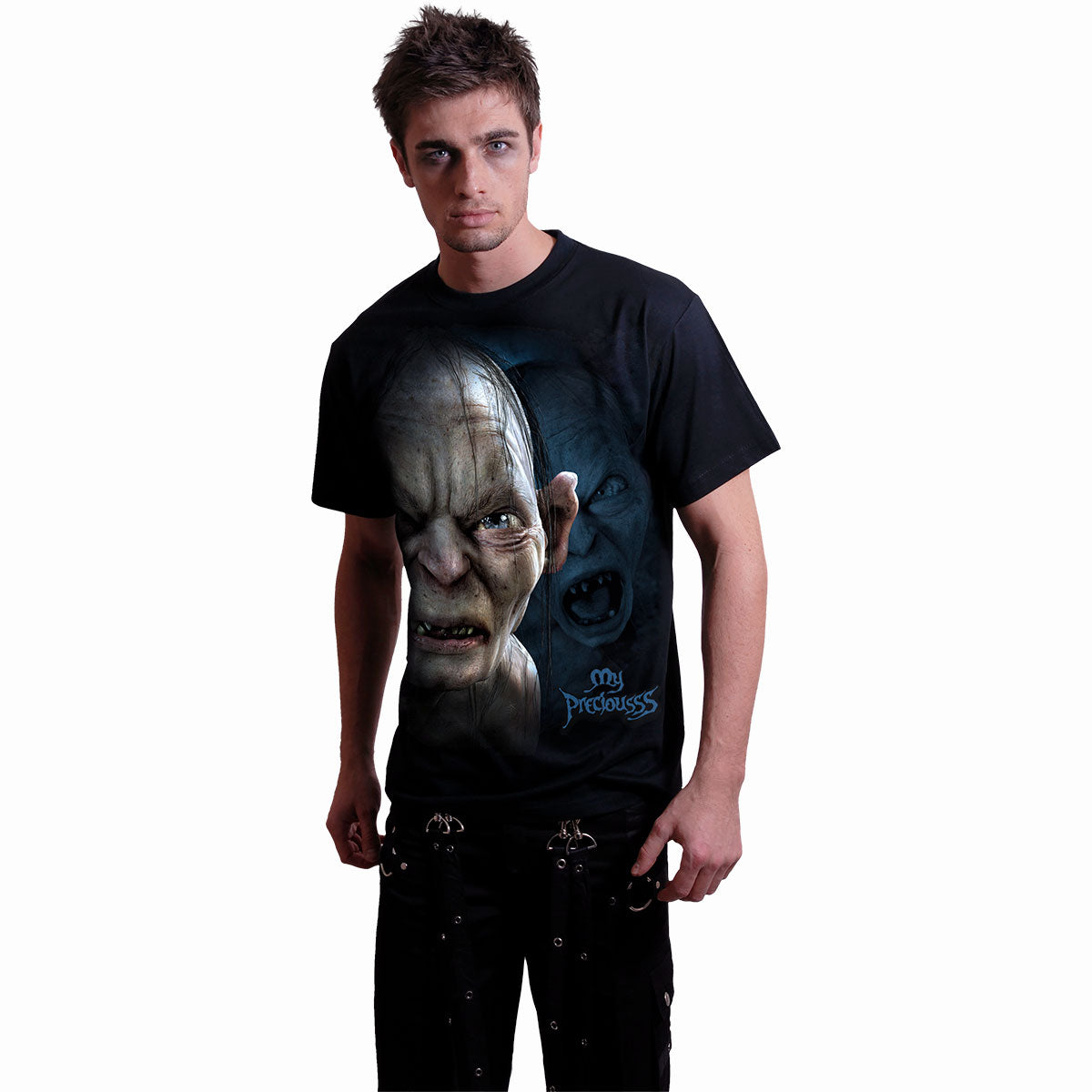 LOTR - GOLLUM - MY PRECIOUSSS - Maglietta con stampa frontale nera