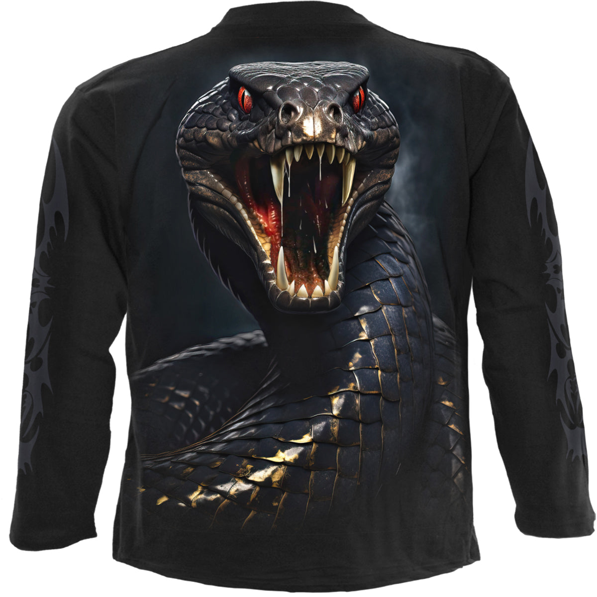 BASILISK - Maglietta a maniche lunghe nera