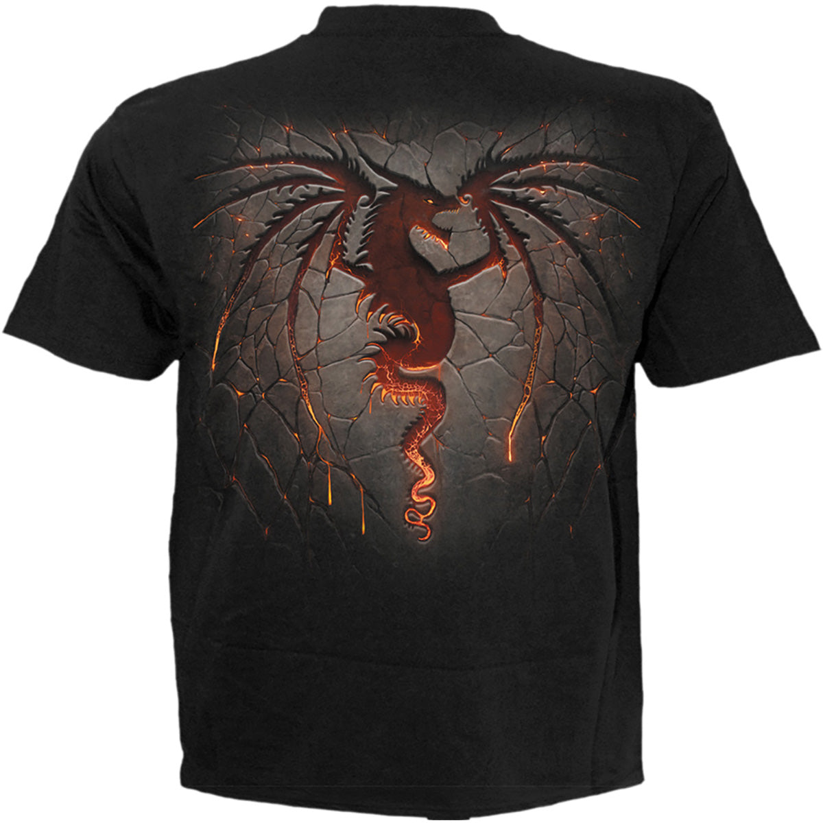 DRAGON FURNACE - Maglietta per bambini nera