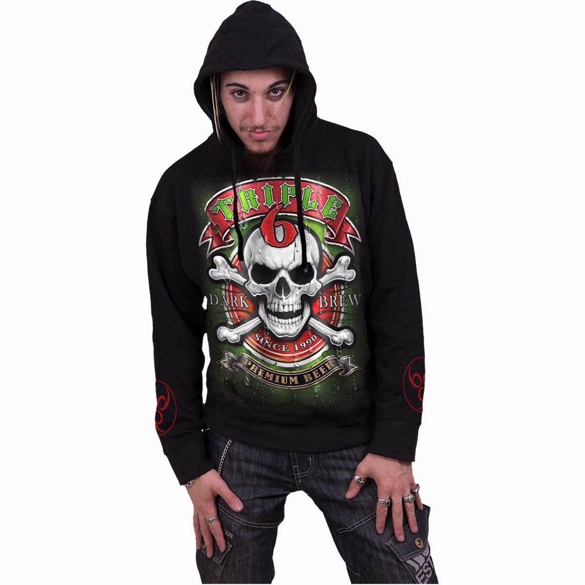 TRIPLE 6 - Hoody Black - Spiral USA