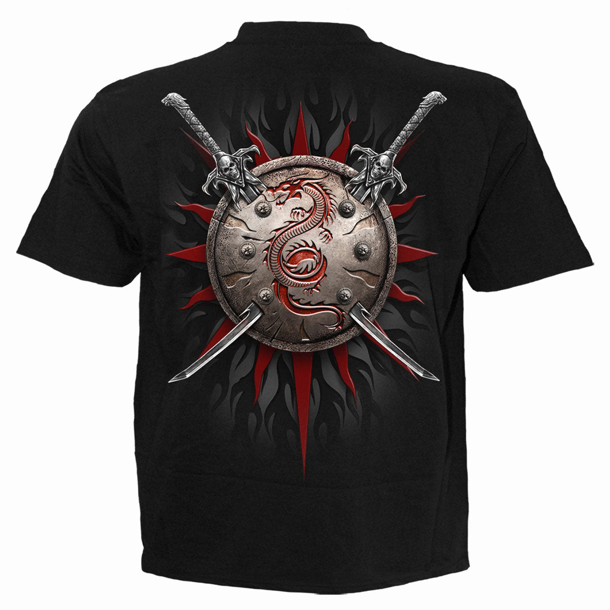 ORIENTAL DRAGON - Maglietta nera