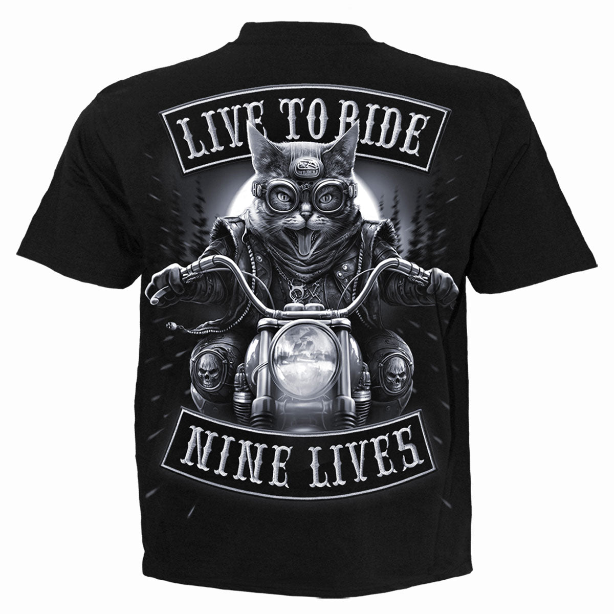 NINE LIVES - Maglietta nera