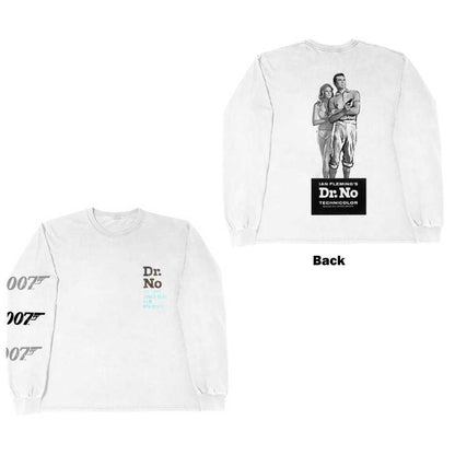 JAMES BOND 007 - DR NO - Long Sleeve T-Shirt White